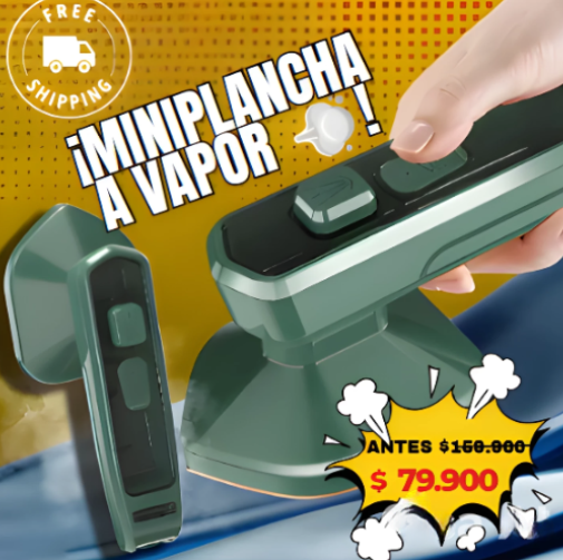 MINI PLANCHA A VAPOR PORTATIL DE MANO™ 💨